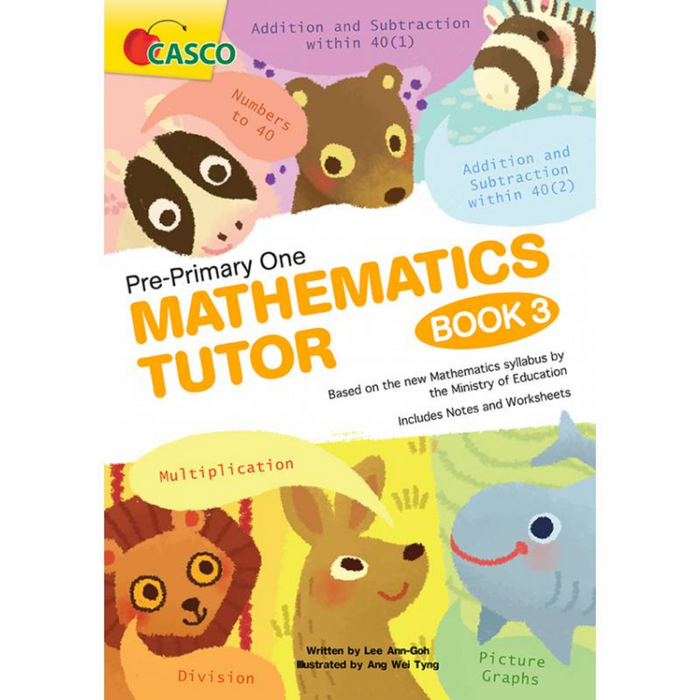 Casco - Pre-Primary One Mathematics Tutor Book 3 (K2)