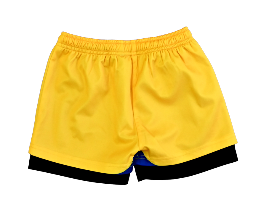 DWI-2004-B / DWI-2005-G PRIMARY ATHLETIC SHORTS WITH SELF COVERED ELASTIC AND PRINT