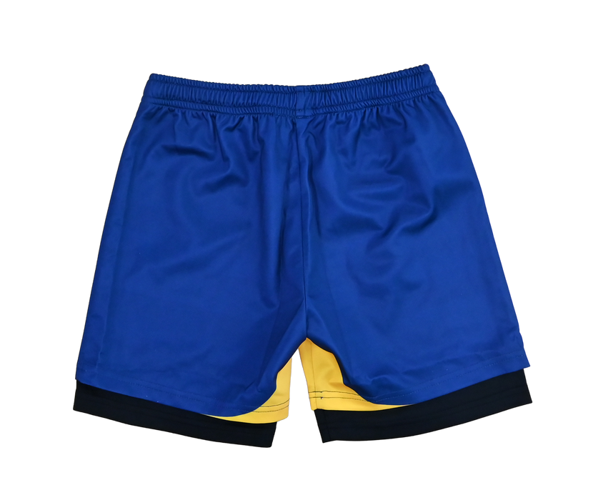 DWI-2002-B / DWI-2003-G SECONDARY ATHLETIC SHORTS WITH SELF COVERED ELASTIC AND PRINT