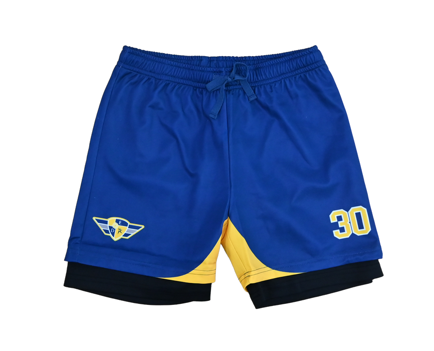DWI-2002-B / DWI-2003-G SECONDARY ATHLETIC SHORTS WITH SELF COVERED ELASTIC AND PRINT