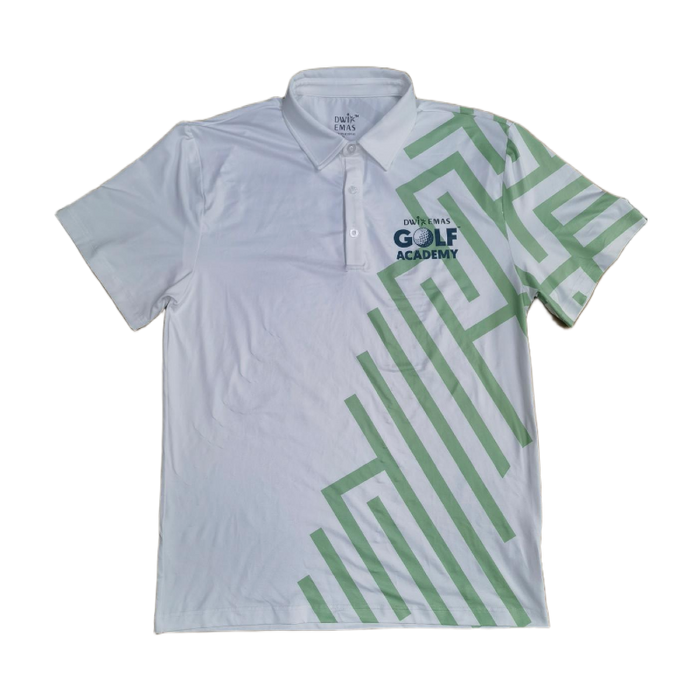 GOLF-3014-U - UNISEX S/S POLO, WITH SELF BUTTON DOWN COLLAR, ELITE SERIES WITH EMB (Copy)