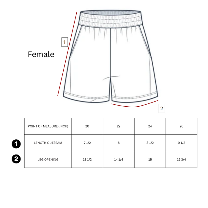 SRI-2009-B / SRI-2010-G PRIMARY ATHLETIC SHORTS WITH SELF COVERED ELASTIC AND PRINT