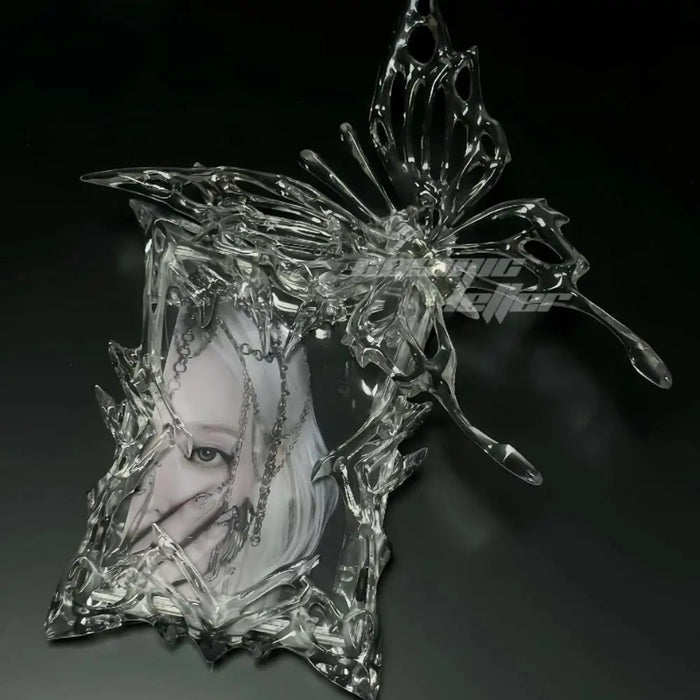 Silver Y2k Idol Photo Card Holder 3 Inch Electroplate Kpop Photocard Holder Photo Card Protective Case Cards Sleeves Supplies