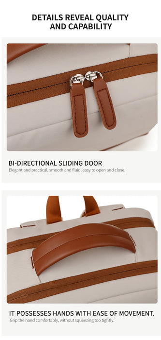 Fashionable and Simple Large-Capacity Backpack for Daily Commuting and Office Use