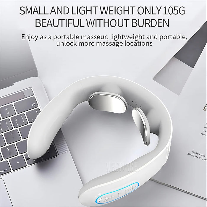 Pulse Neck Massager Electric Smart Cervical Massagers TENS Pain Muscle Kneading Massage