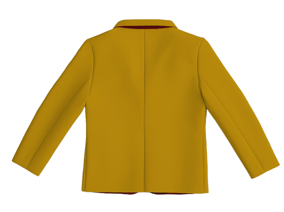 SRI-8006-U - SRI POWER BLAZER WITH CONTRAST INNER LINING AND SELF COVERED BUTTON DETAIL