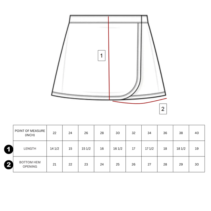 SRI-2014-G-SECONDARY GIRLS SKORT WITH CONTRAST BUTTON DETAILING AND BACK WAIST BAND EMBROIDERED PATCH APPLIQUE