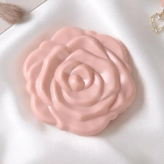 1PCS Portable Retro Rose Flower Mini Mirror Small Pocket Makeup Mirror Double Sided Hand Mirrors Compact Cosmetic Beauty Tool
