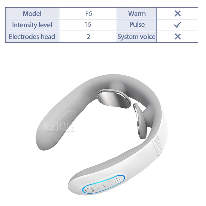 Pulse Neck Massager Electric Smart Cervical Massagers TENS Pain Muscle Kneading Massage