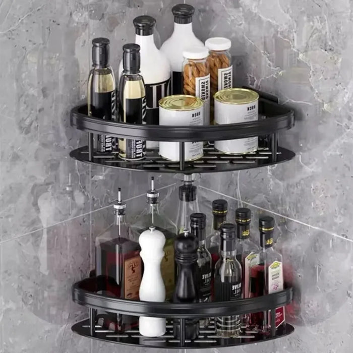 Shelves Drill - Free Storage Shelf: Effortless Installation Perfect for Adading Extra Storage in Bathroom Kitchen or Bedroom!