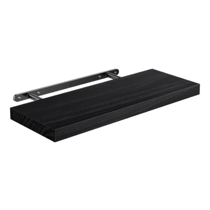 1pc Floating Shelves Wooden Wall Mounted Storage Shelf Deeper Thicker Bathroom Shelves for Living Room, Bedroom, Kitchen