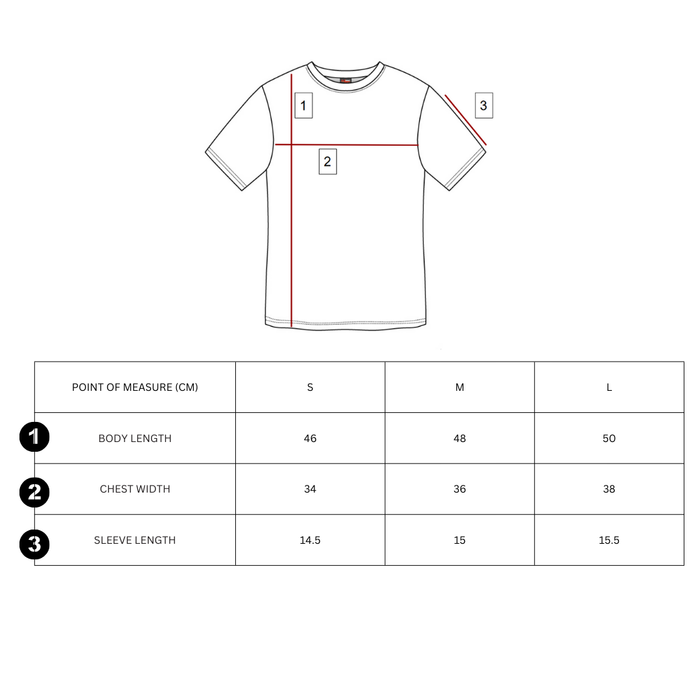 LIL-1004-G - ATHLETIC S/S CREWNECK TEE WITH PRINTED STRIPE DETAILING AND LEFT CHEST LOGO