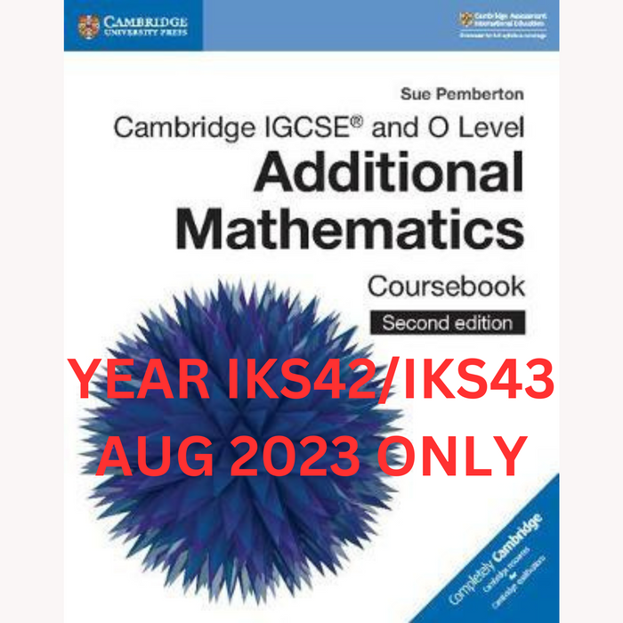 Cambridge IGCSE and OL Additional Mathematics Coursebook (2RE)