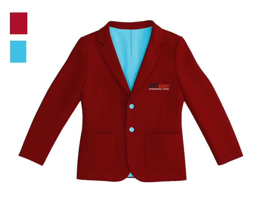 MIT-8004-U - MIT POWER BLAZER WITH CONTRAST INNER LINING AND SELF COVERED BUTTON DETAIL