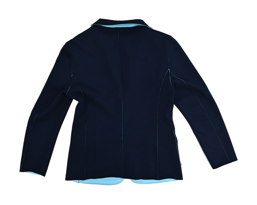 ACE-8009-U - ACE POWER BLAZER WITH CONTRAST INNER LINING AND SELF COVERED BUTTON DETAIL