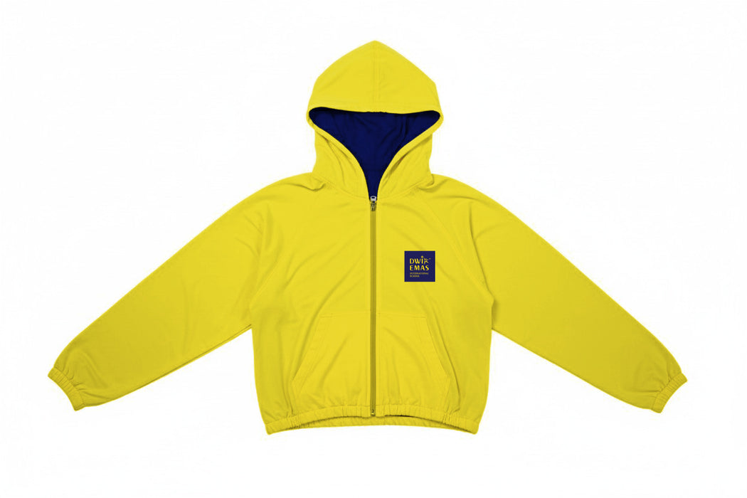 DWI-5006-U - REVERSIBLE ZIP FRONT HOODIE WITH PLASTISOL LEFT CHEST PRINT