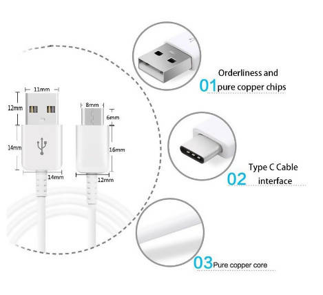 Samsung USB Data Cable 1.5 Meters Support Fast Charging READY STOCK