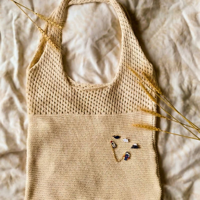 Knitted Tote Bag