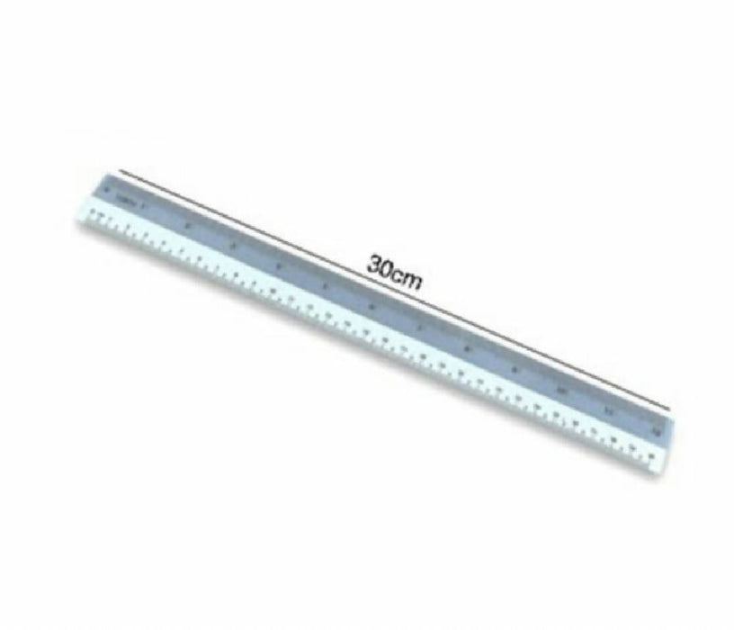 15cm 30cm Half Transparent Plastic Ruler