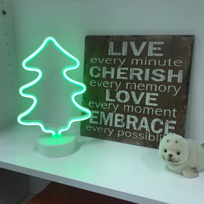 Pine Tree Neon LED Lamp