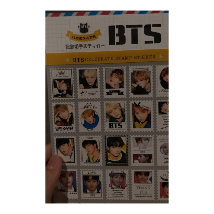 BTS stamp sticker