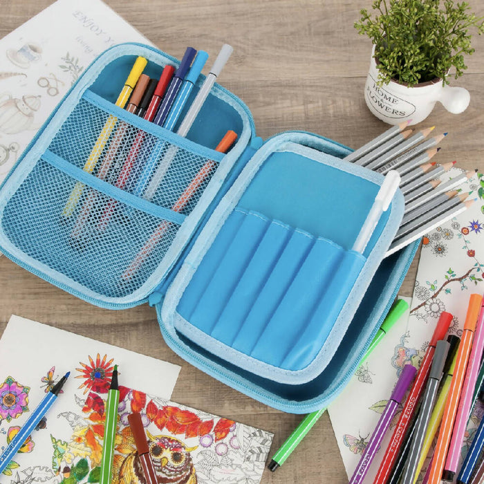 3D EVA stationery large pencil case for school cute cartoon waterproof design