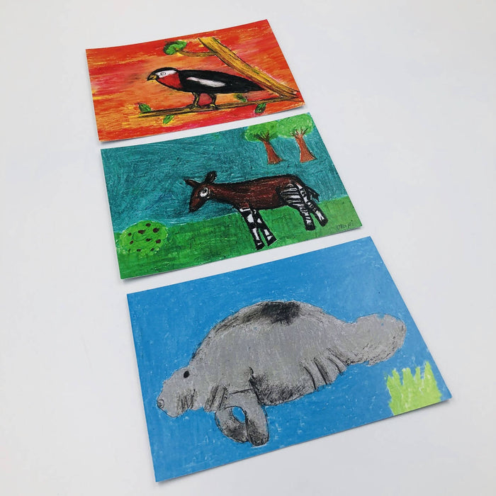 Endangered Animals Postcard collection (Limited Edition)