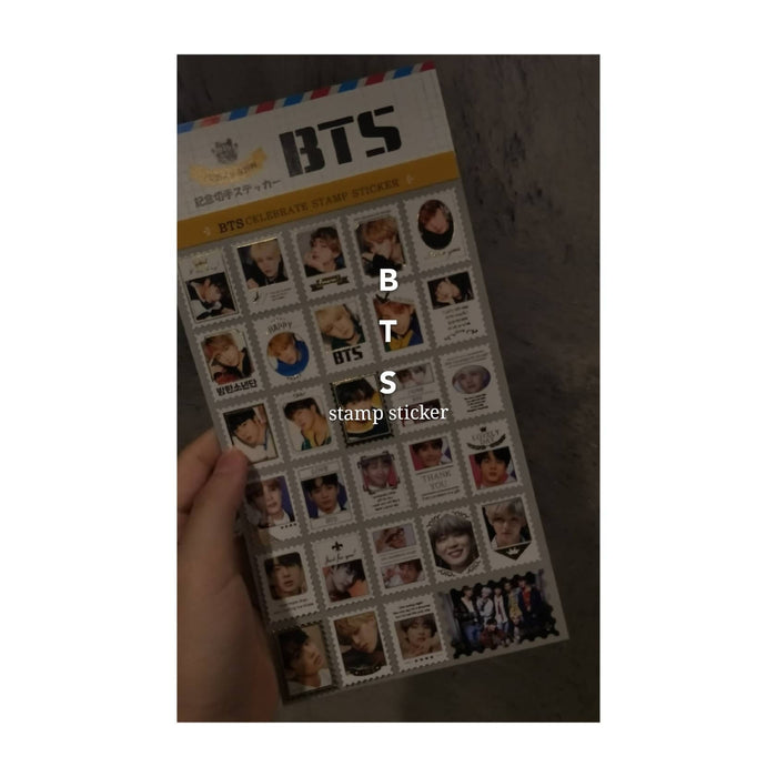 BTS stamp sticker