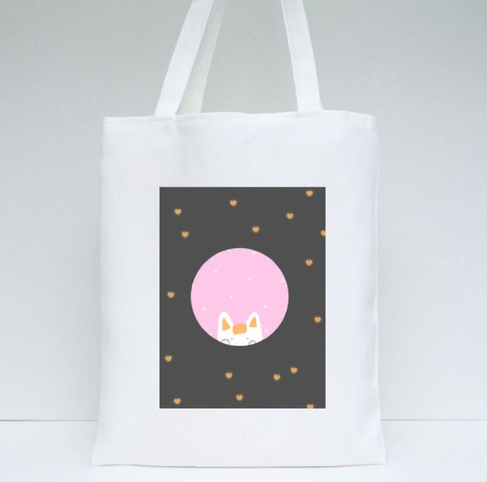 Valentine Cat Tote by Ariana (11 y/o - design on both sides)
