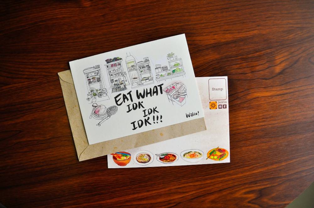 Eat What IDK Postcard