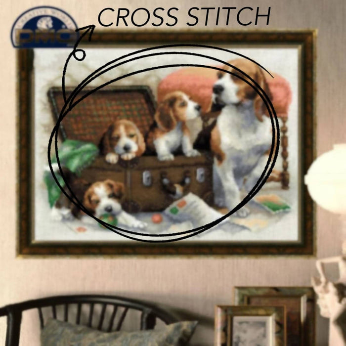 cross stitch (doggie)