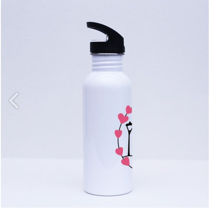 Giving Heart Sports Flask by Hannah (12 y/o)