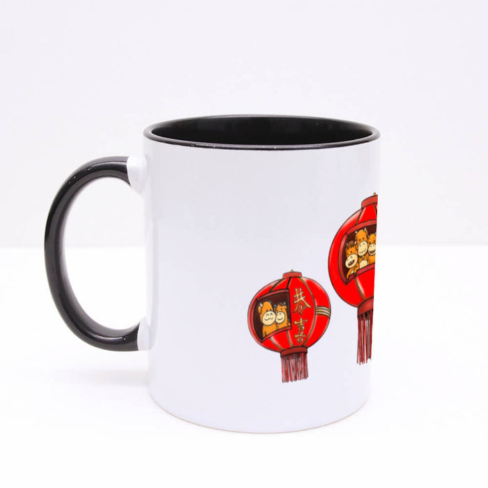 Ox in a Lantern Mug