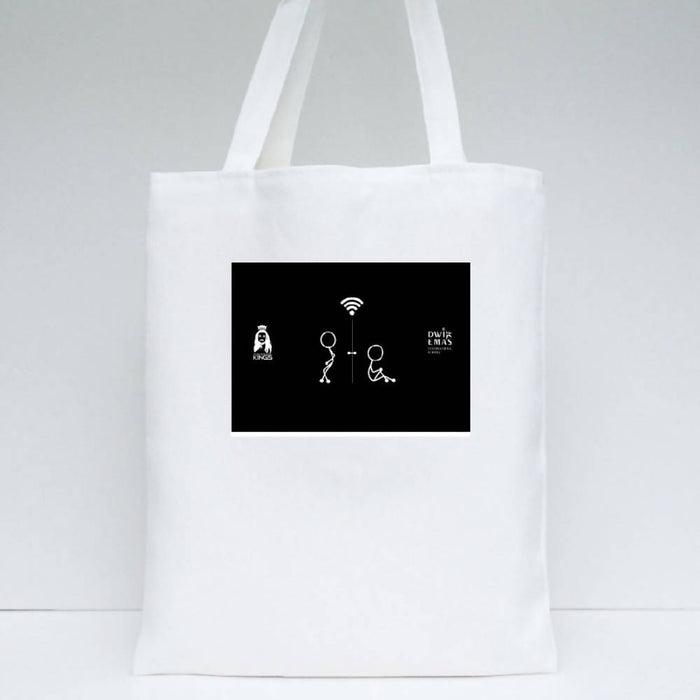 "Connect" - the Face Mask Challenge Design by Evania on Tote Bag