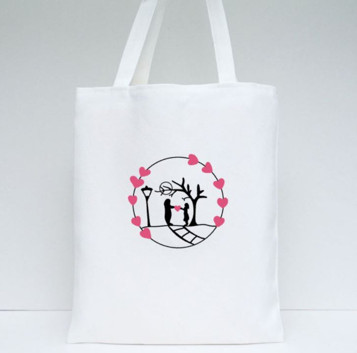 Giving Heart Tote Bag by Hannah (12 y/o - design on both sides)