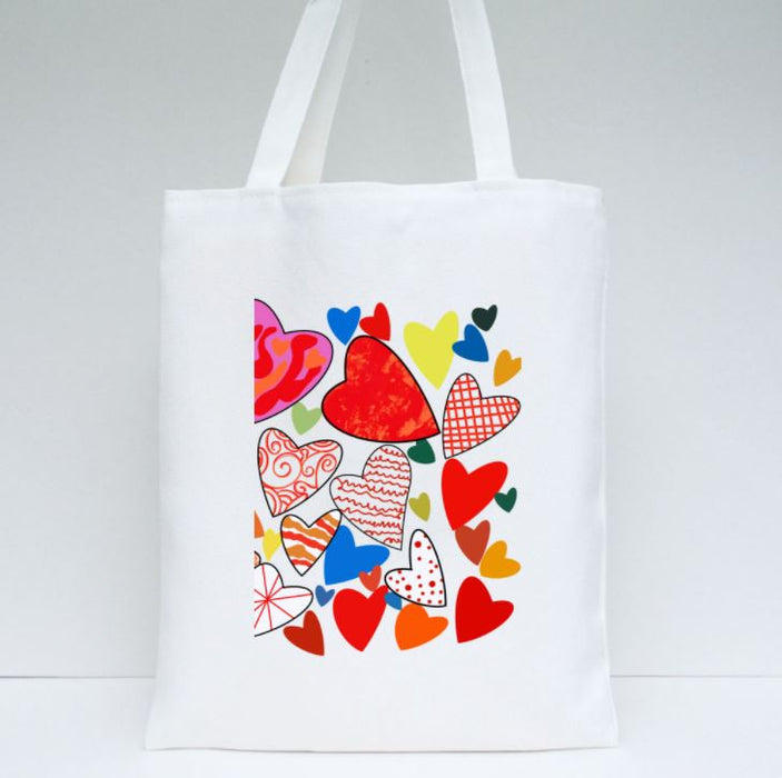 Hearts Galore Tote by Jung Si On (12 y/o - design on both sides)