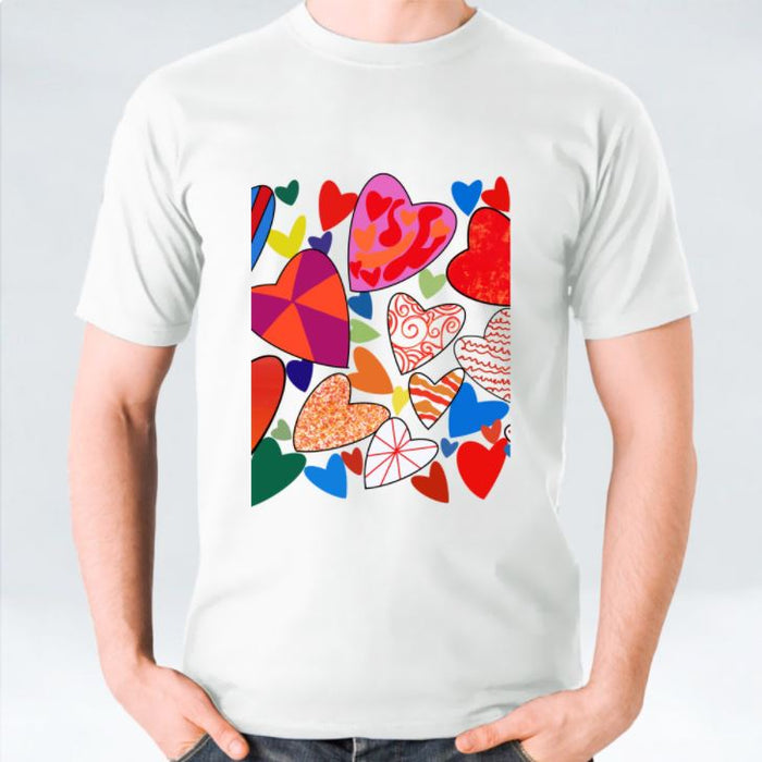 Hearts Galore Tshirt by Jung Si On (12 y/o)