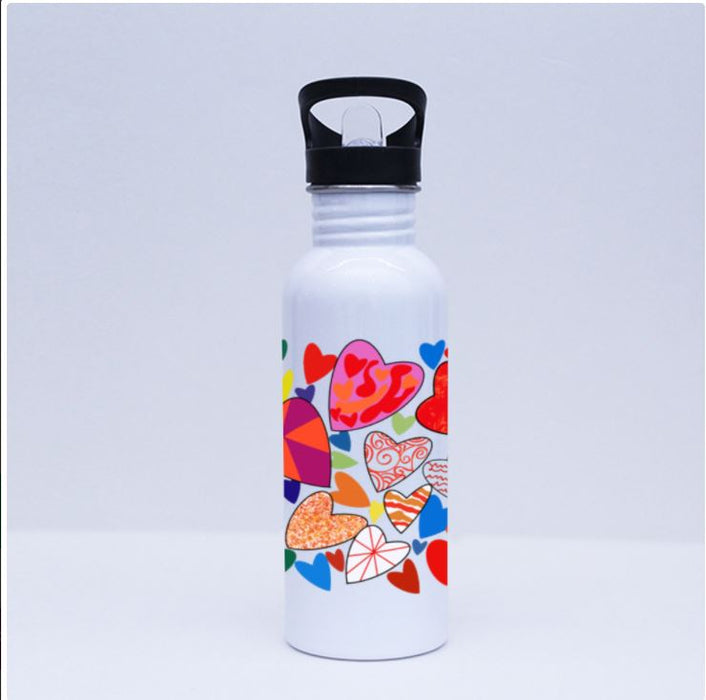 Hearts Galore Sports Flask by Jung Si-On (12 y/o)