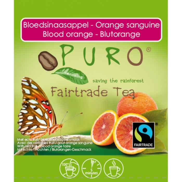 Puro Fairtrade Blood Orange Tea