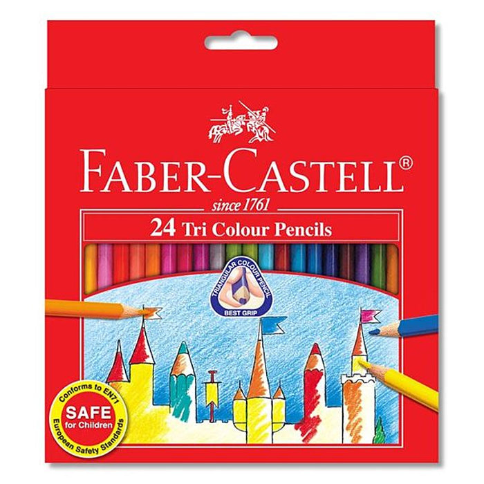 Faber-Castell Colour Pencils (Pack of 24 Colours)