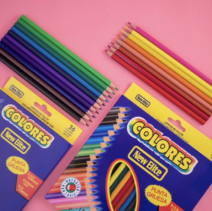 12/18/24/36 Colouring Pencils for school