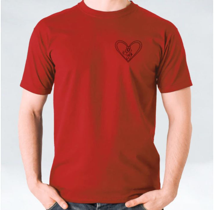 Robot Heart Tshirt by Harith (12 y/o - designs on front & back)