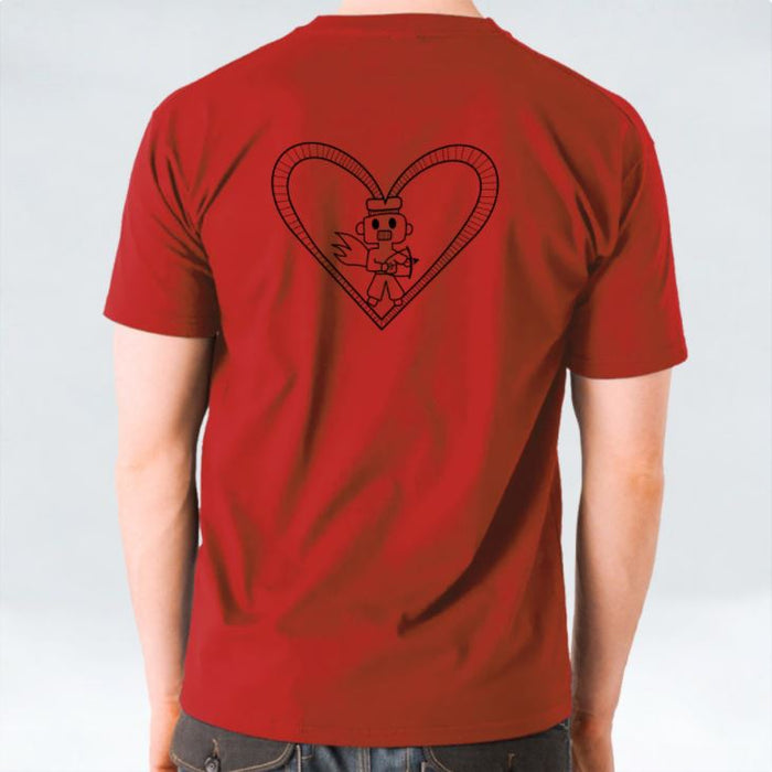 Robot Heart Tshirt by Harith (12 y/o - designs on front & back)