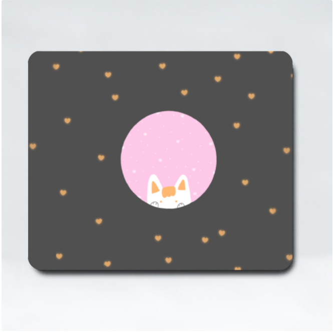 Valentine Cat Mousepad by Ariana (11 y/o)