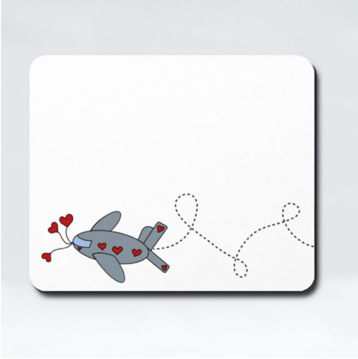 Valentine Plane Mousepad by Ahmad Yezriq (7 y/o)