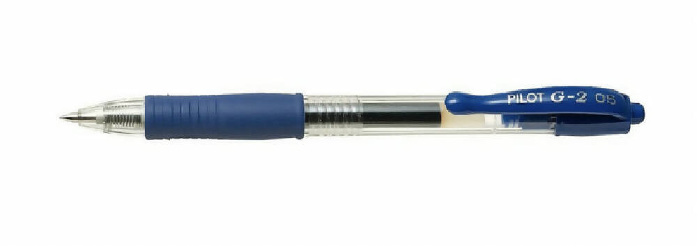 Pilot G2 0.5 Black Blue Gel Ink Pen